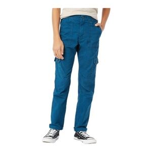 Signature by Levi Strauss & Co‎ Boys blue Dual Pocket Cargo twill Pants size M